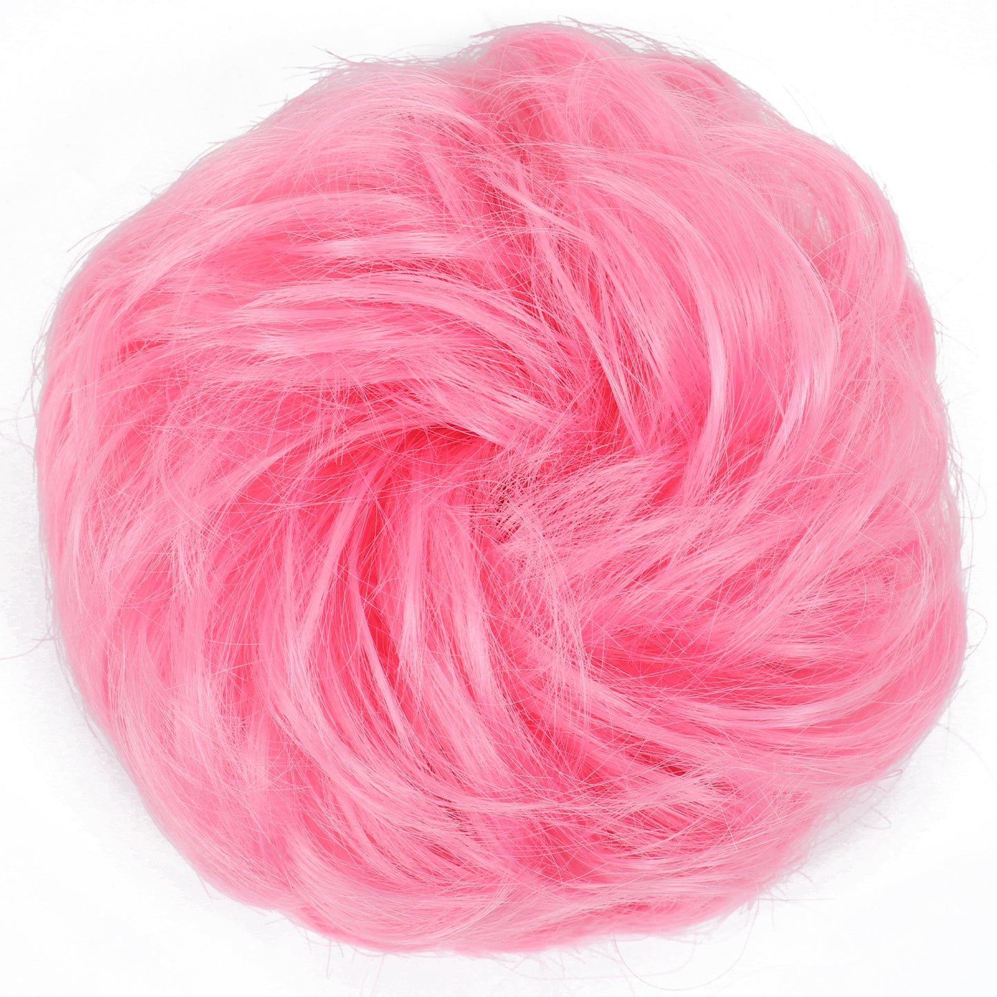 Fluffy Natural Hair Bag Long Beard Bun Artificial Hair Bun